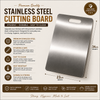 Stainless Steel Cutting Board – 34 × 23 cm
